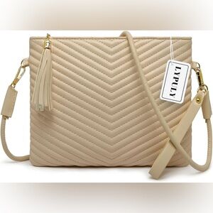 LYPULY Women's Small Crossbody Bags Vegan Leather shoulder/Wristlet Clutch Purse